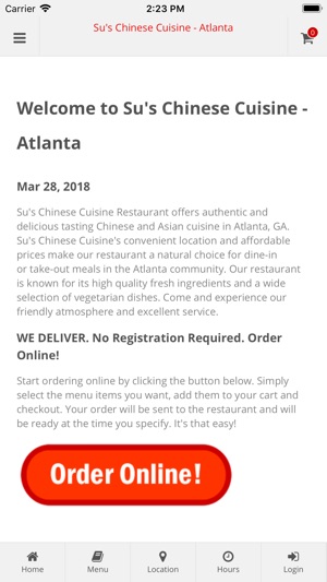 Su's Chinese Cuisine Atlanta