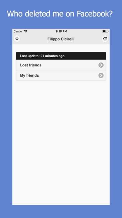 Who deleted me from Facebook? screenshot 2