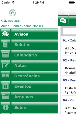 Escola Pró-Natureza screenshot 2