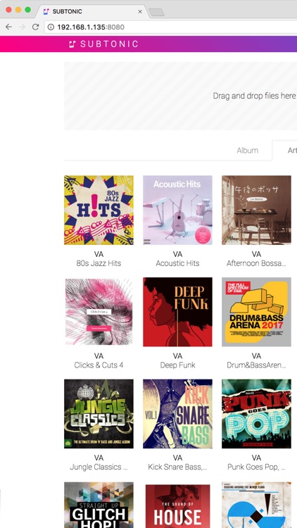 Subtonic - Wi-Fi Music Manager and Player