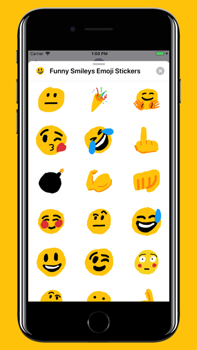 Drawn emoji Stickers for text screenshot 2