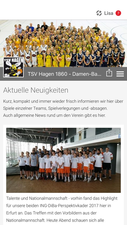 TSV Hagen 1860 - Damen-Basket