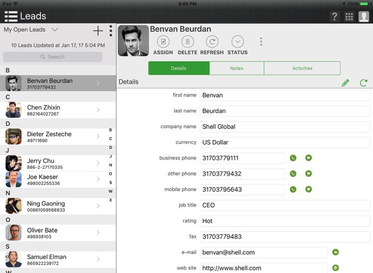 Mobile CRM+ MS Dynamics CRM Online screenshot-4