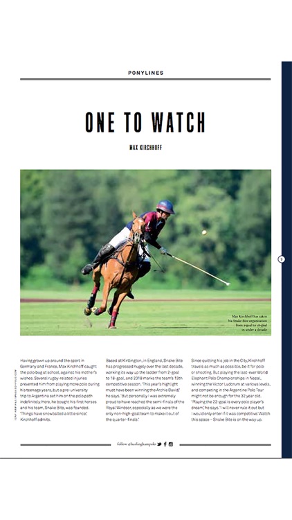 Hurlingham Polo magazine screenshot-3