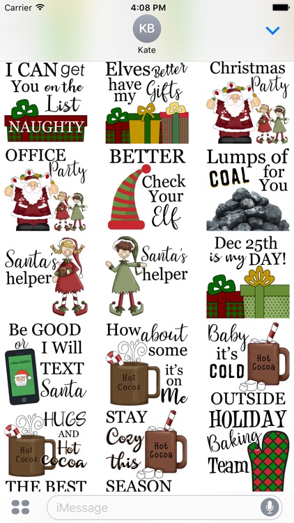 Christmas Presents Stickers