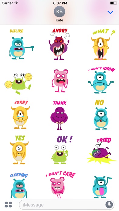 kid monster emoji 2 screenshot 3
