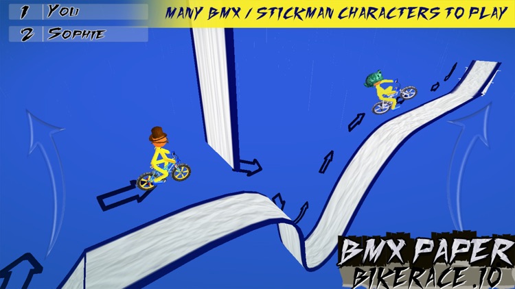 Paper BMX - Bike Race Stunts