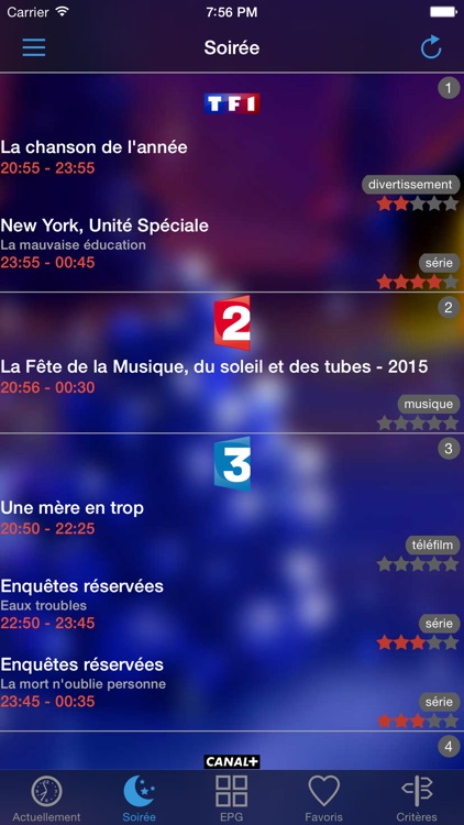 soTV, programme TV