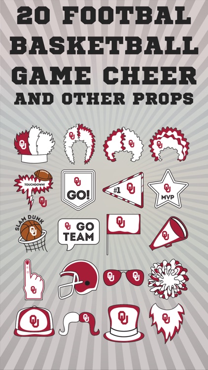 Oklahoma Sooners Selfie Stickers