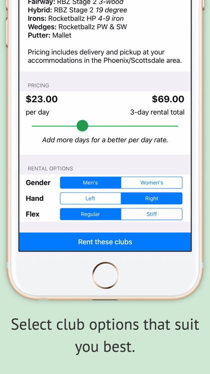 ClubSuite Golf Club Rental screenshot-3