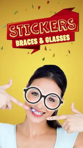 Game screenshot Braces & Nerd Glasses Stickers mod apk