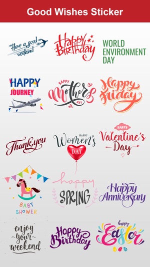 Wishes Stickers Pack for iMessage