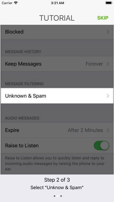 Spam Filter for SMS and MMS screenshot 4