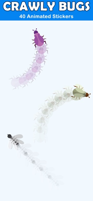 Crawly Bugs Animated Stickers(圖2)-速報App