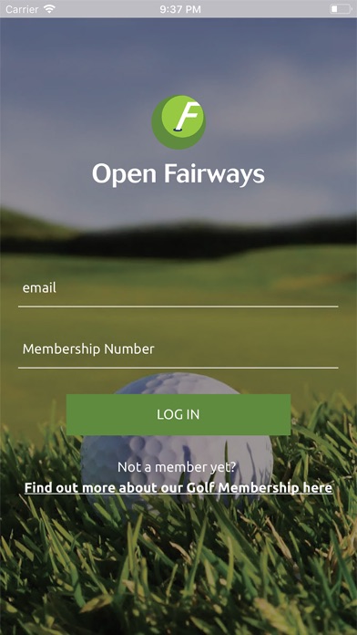 Open Fairways Digital Card screenshot 2