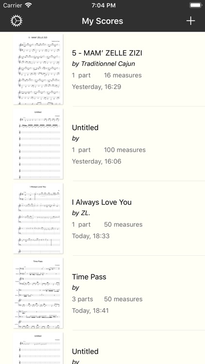 Piano+ - Sheet Music Score