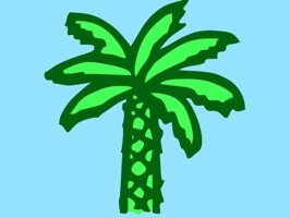 This sticker pack is full of palm trees for you to share with family and friends