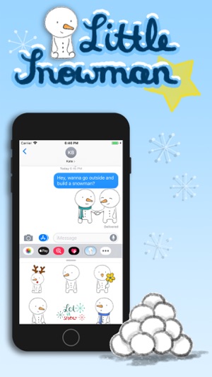 Little Snowman Stickers(圖1)-速報App