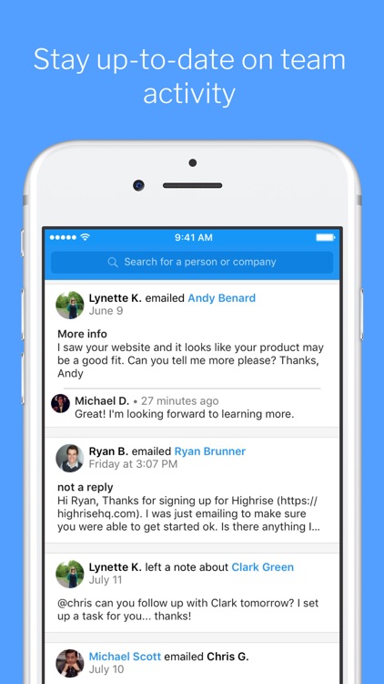 Highrise - Simple CRM screenshot-4