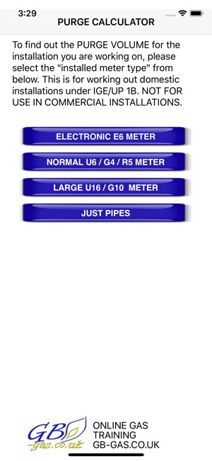 GB Gas Purging Calculator(圖1)-速報App