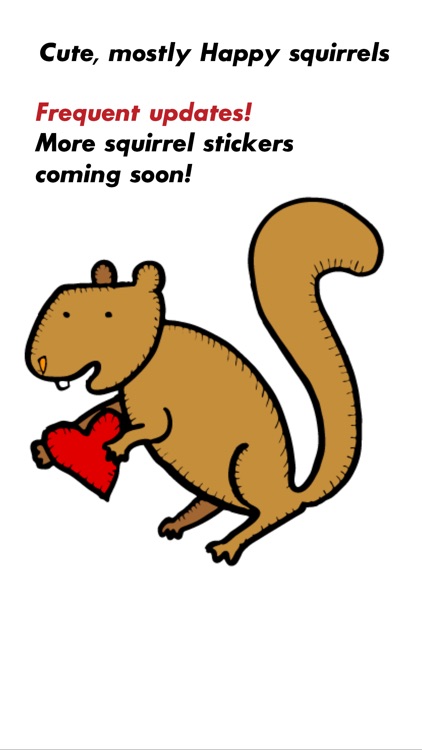 Happy Squirrels Stickers screenshot-1