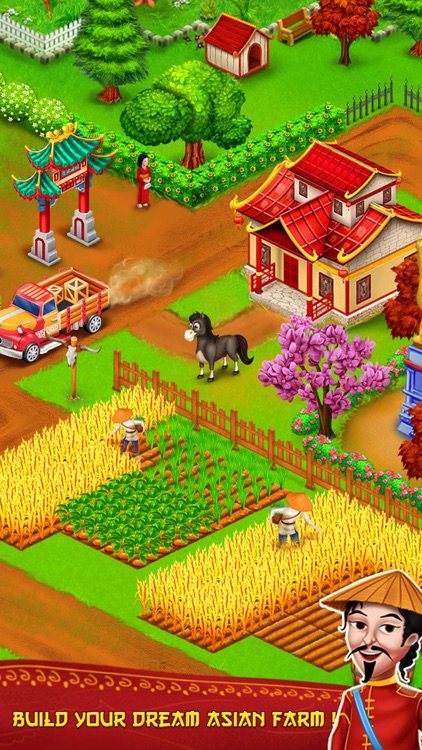 Asian Town Farmer-Offline Farm screenshot-0