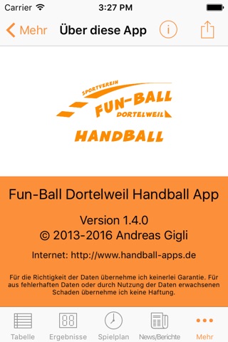 Fun-Ball Dortelweil Handball screenshot 4