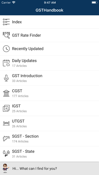 How to cancel & delete GSTHandbook from iphone & ipad 1