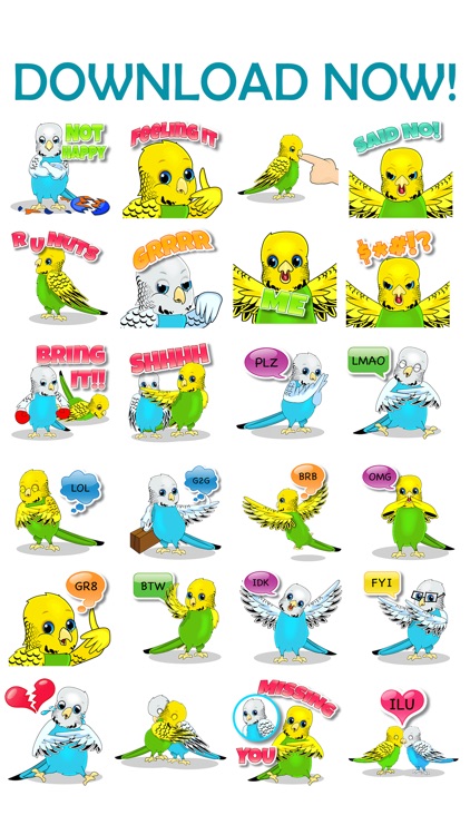 BudgieMoji - Parakeet Emojis screenshot-4
