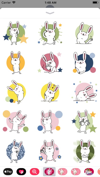 Bunny Funny Emojis Sticker Emo