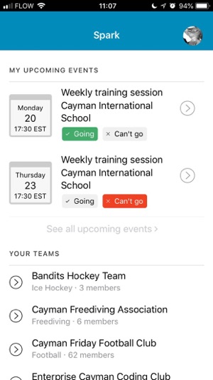 Spark — Sports Team Management(圖1)-速報App