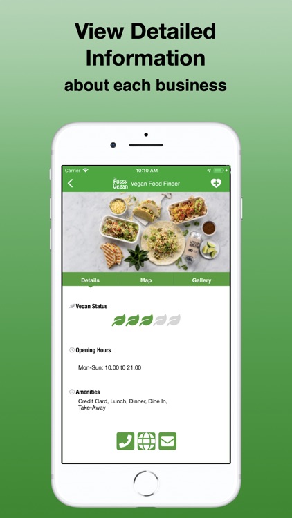 Fussy Vegan Food Finder