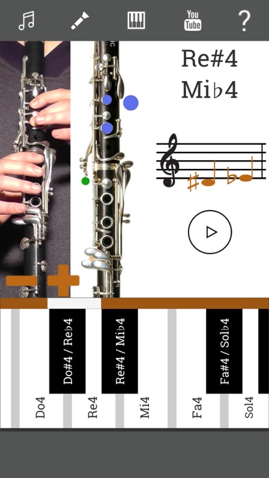 2D Clarinet Fingering Chart screenshot 3