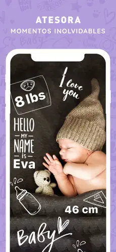 Captura 4 Sweet Pics - Foto Editor Bebé iphone