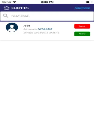 Captura de Pantalla 2 Controle de Clientes iphone