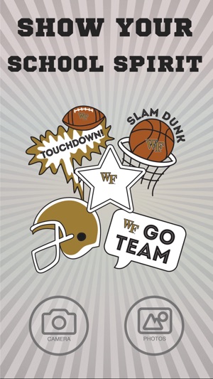 WakeForest Demon Deacons Selfie Stickers(圖1)-速報App