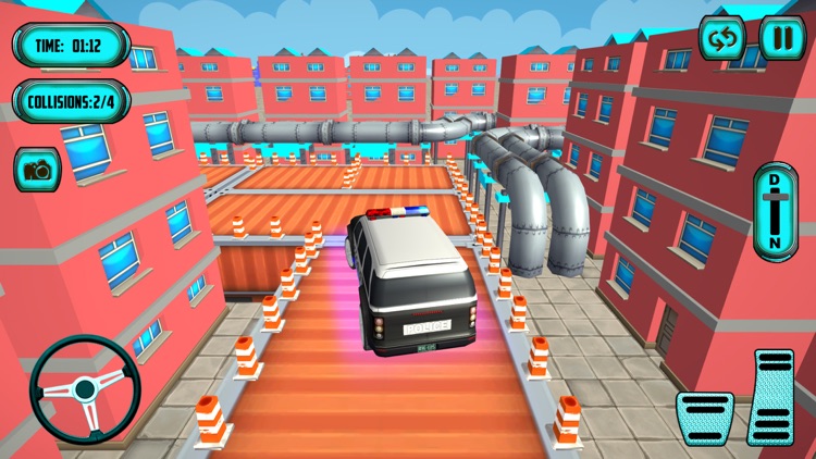 Police Cop Car Parking Sim