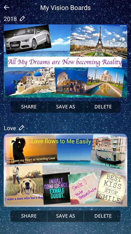Subliminal Vision Boards App