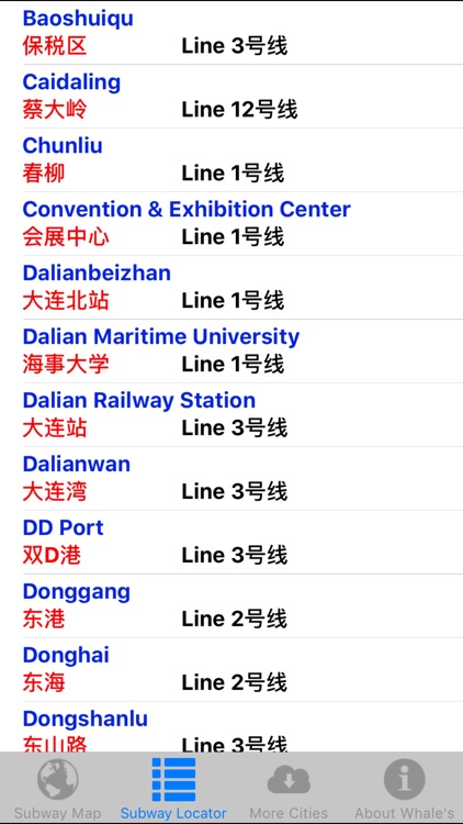 Dalian Metro Map