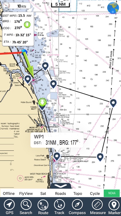 Florida Nautical Charts GPS HD screenshot-6