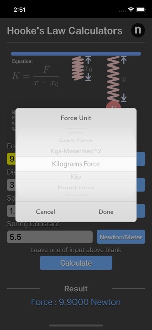Hooke Law Calculator(圖3)-速報App