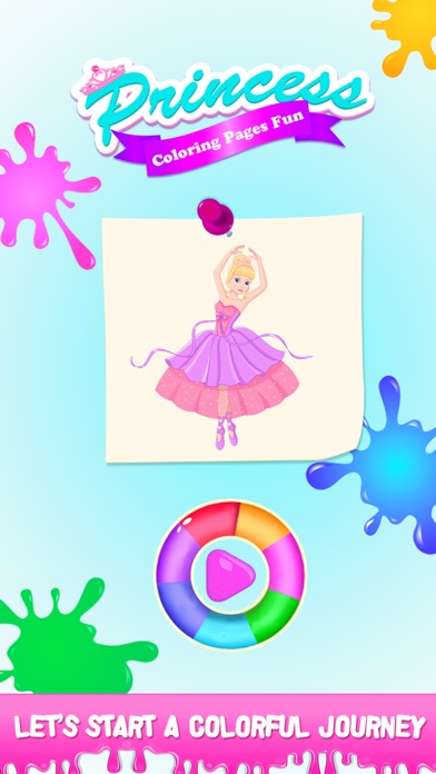 Princess Color Book Puzzle screenshot 3