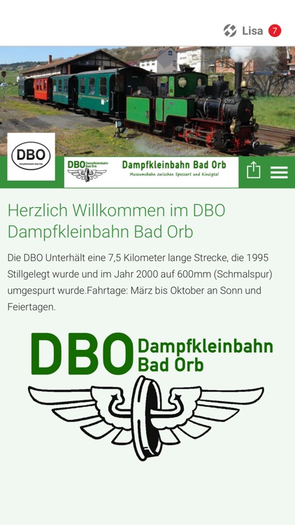 DBO Dampfkleinbahn Bad Orb