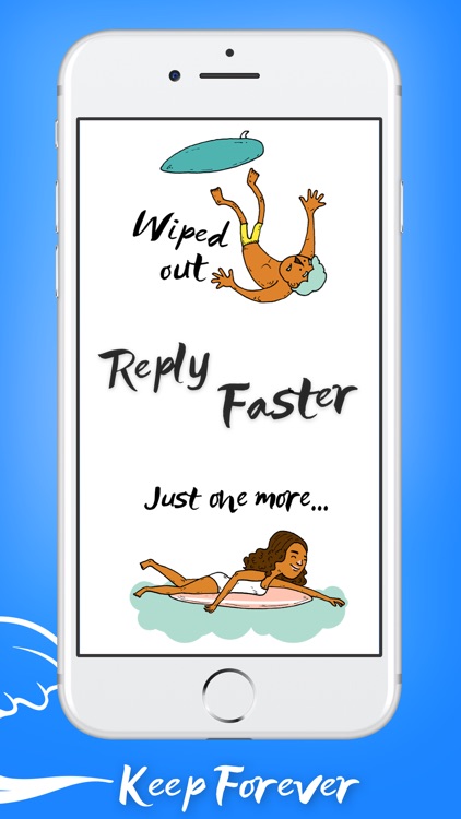 Just Surfing Stickers