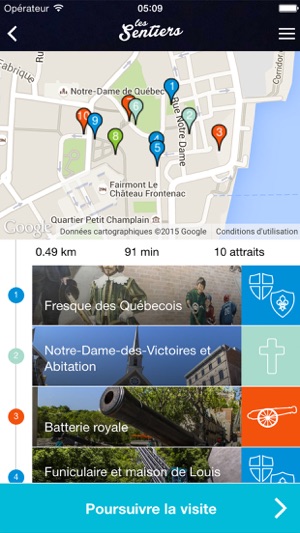 Les Sentiers du Vieux-Québec(圖3)-速報App