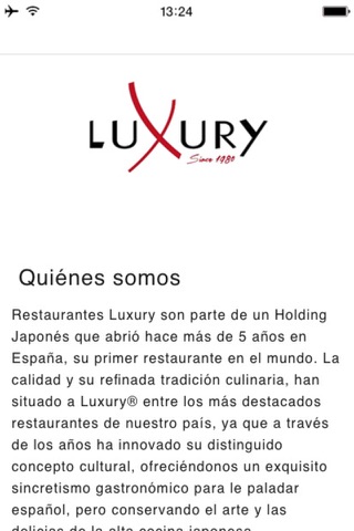 Restaurante Luxury screenshot 2