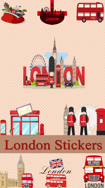 London Paris Stickers Pack