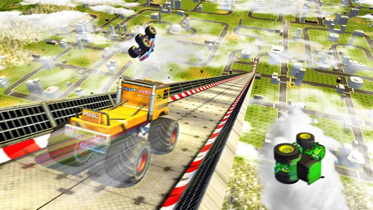 Mega Ramp Transform Racing 3D screenshot-4