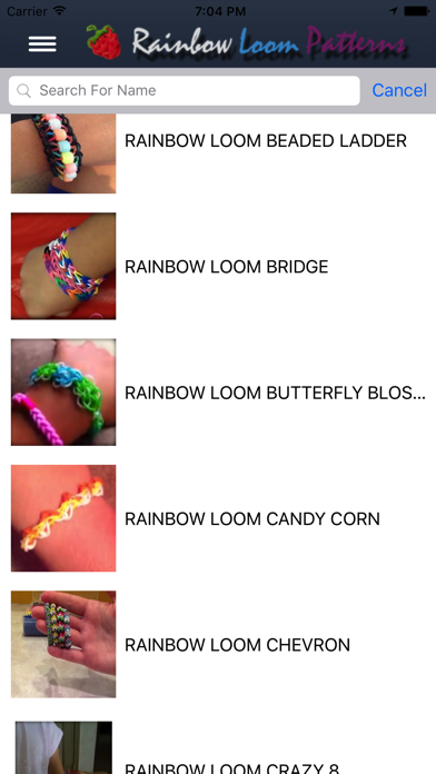 How to cancel & delete Rainbow Loom Patterns from iphone & ipad 2