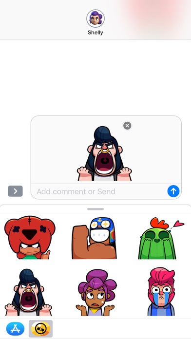 Emoticono animado Brawl Stars iPhone Capturas de pantalla